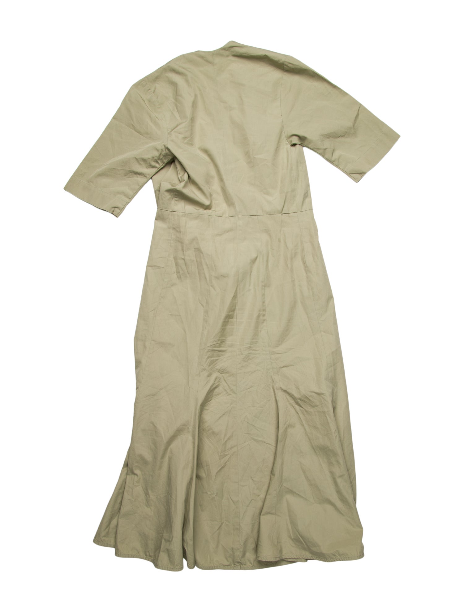 AMI Alexandre Mattiussi Mock Neck Midi Length Dress