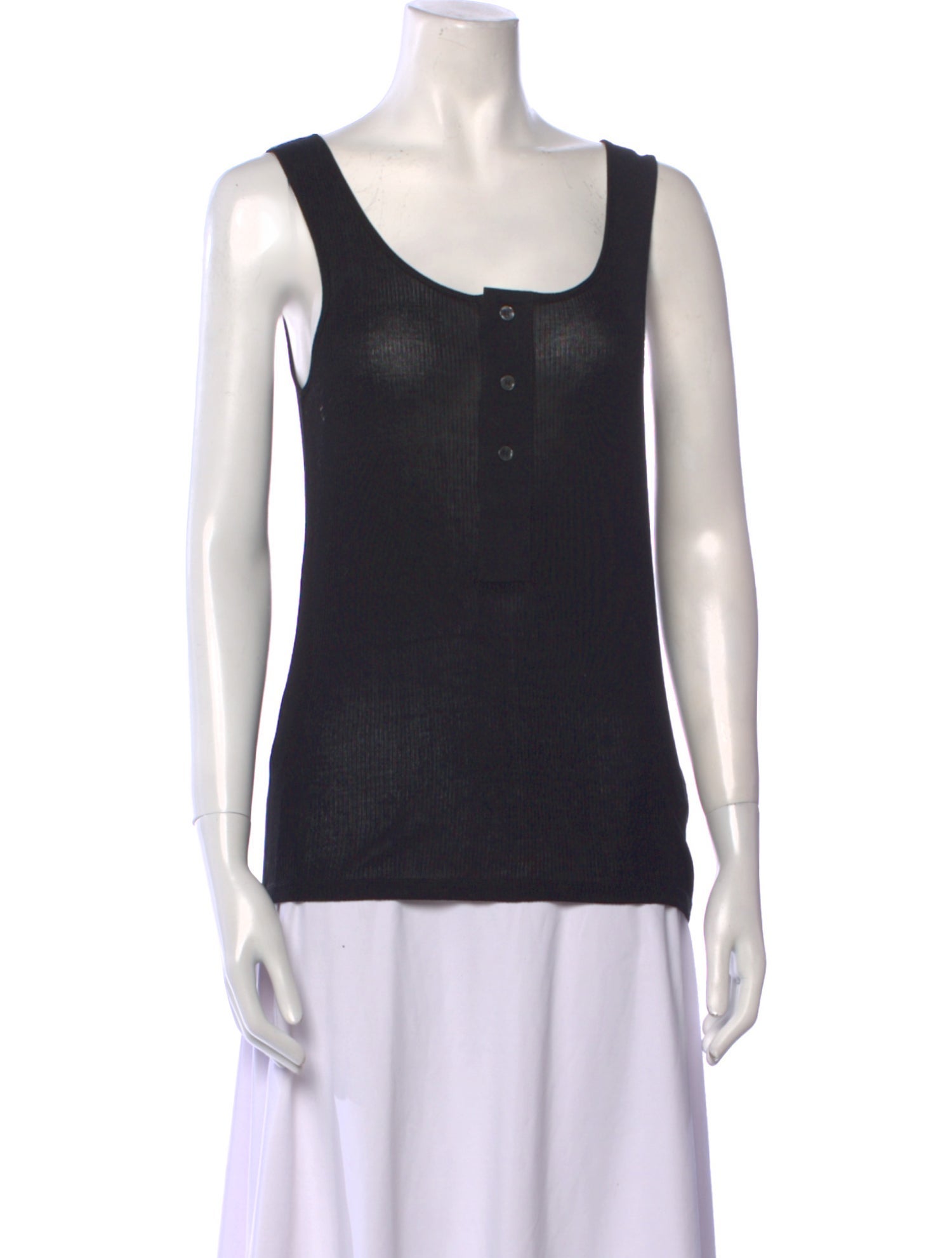 AMI Alexandre Mattiussi Scoop Neck Sleeveless Top w/ Tags
