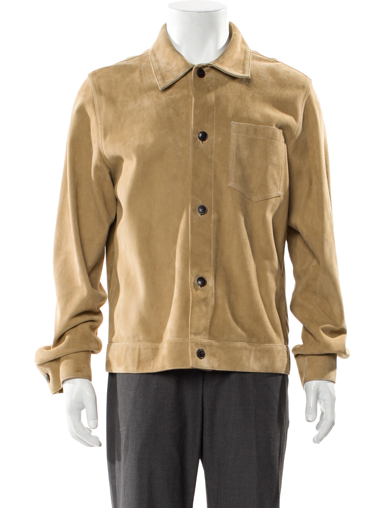 AMI Alexandre Mattiussi Suede Jacket