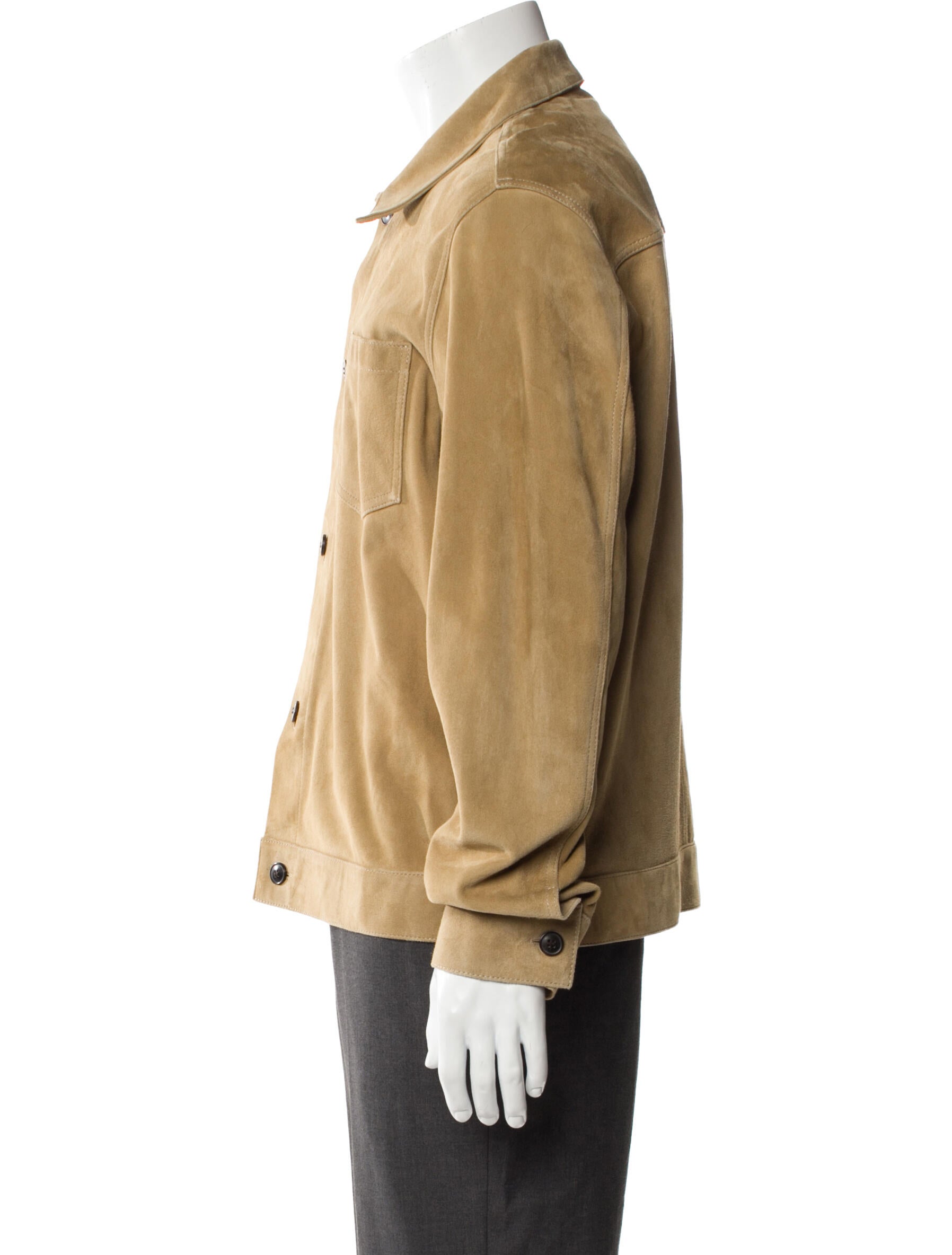 AMI Alexandre Mattiussi Suede Jacket