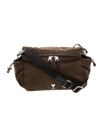 AMI Alexandre Mattiussi Canvas Crossbody Bag