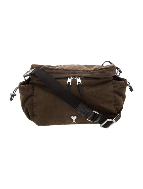 AMI Alexandre Mattiussi Canvas Crossbody Bag