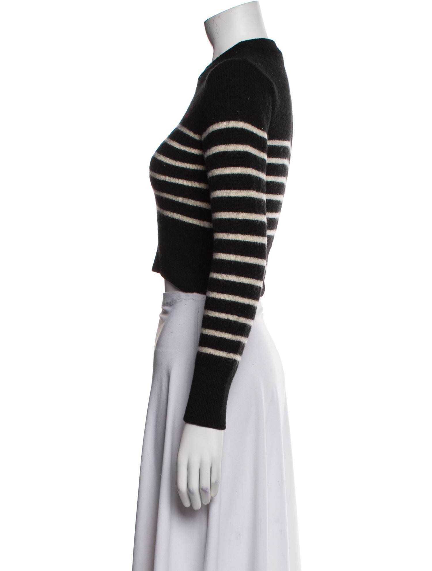 AMI Alexandre Mattiussi Wool Striped Sweater