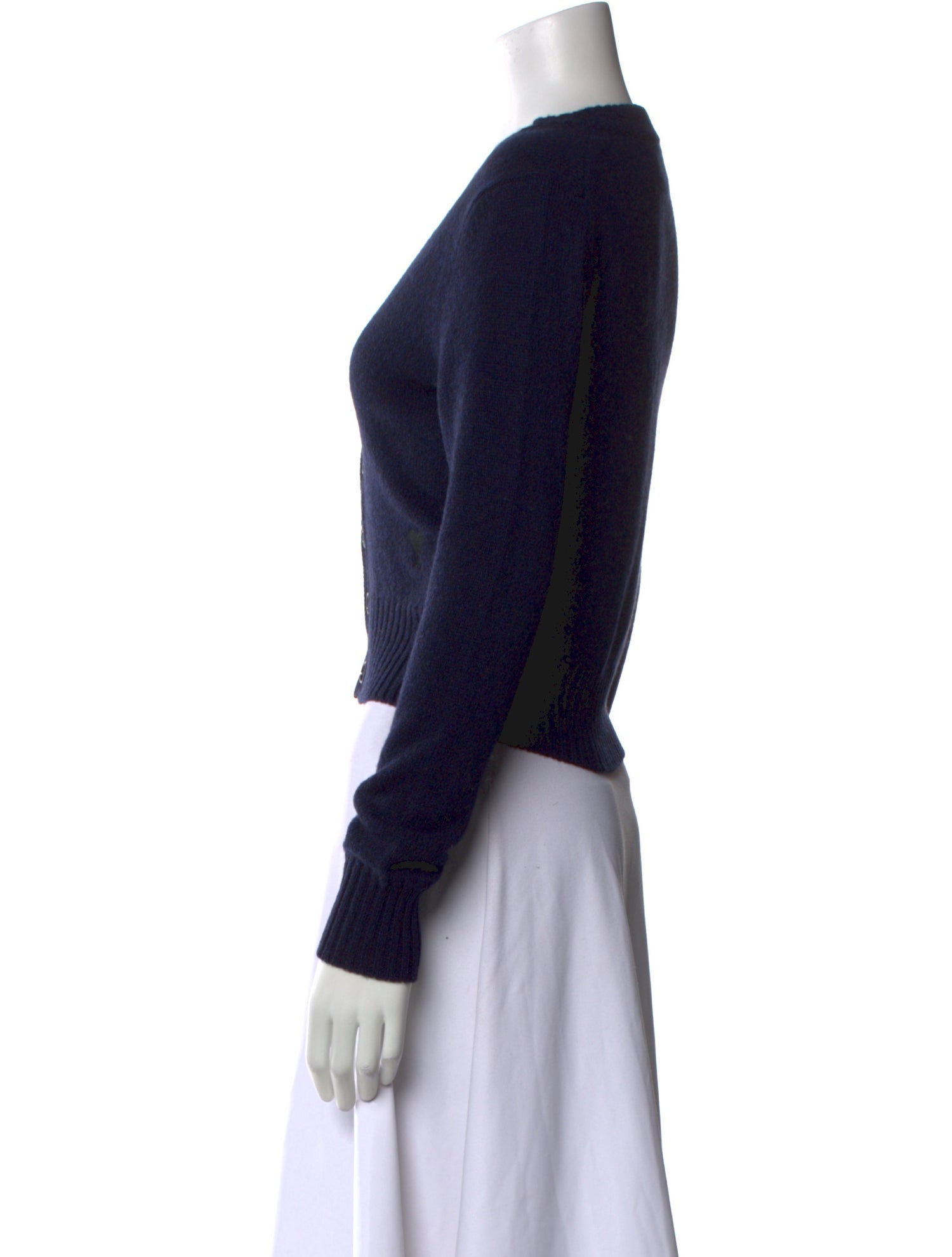AMI Alexandre Mattiussi Cashmere V-Neck Sweater w/ Tags
