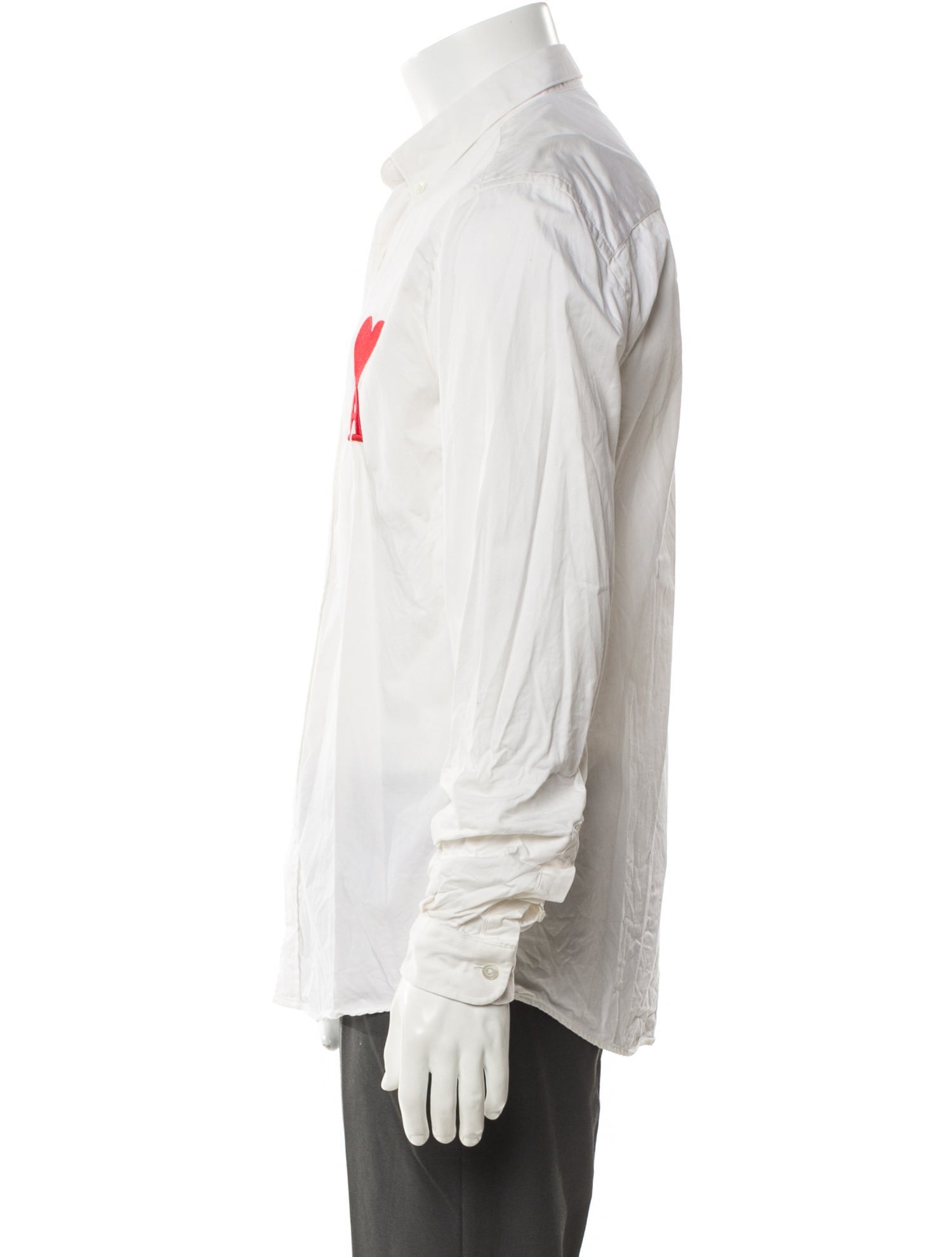 AMI Alexandre Mattiussi Graphic Print Long Sleeve Shirt