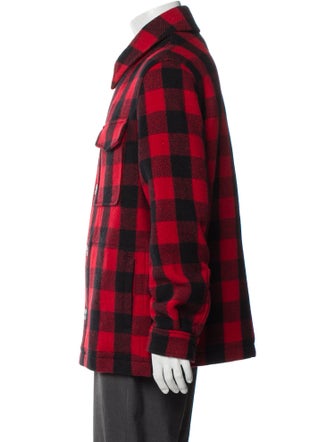 AMI Alexandre Mattiussi Virgin Wool Plaid Print Bomber Jacket