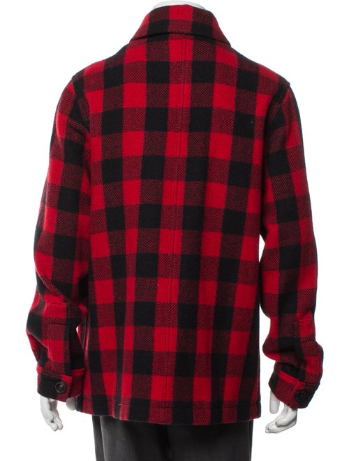 AMI Alexandre Mattiussi Virgin Wool Plaid Print Bomber Jacket