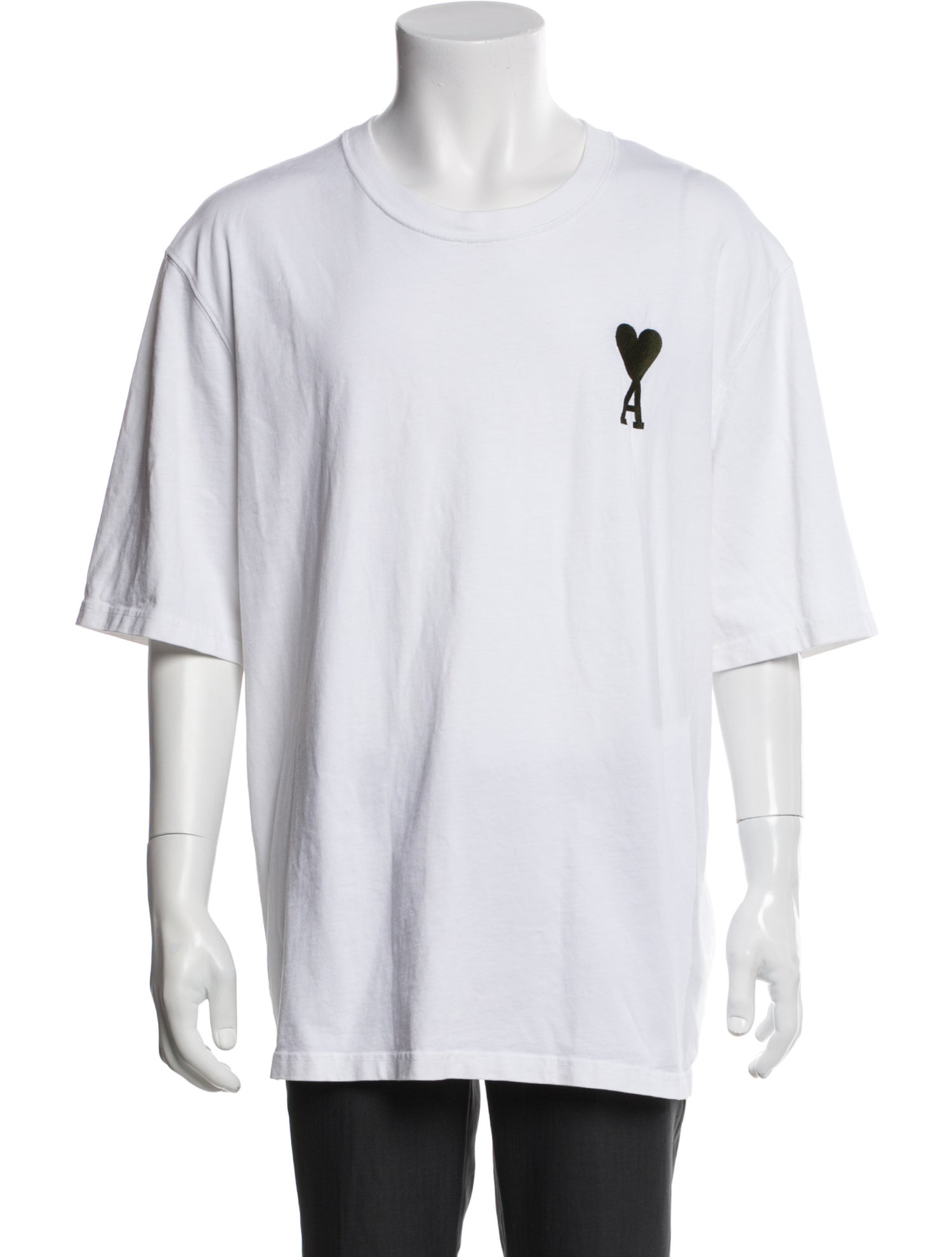 AMI Alexandre Mattiussi Graphic Print Crew Neck T-Shirt