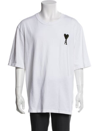 AMI Alexandre Mattiussi Graphic Print Crew Neck T-Shirt