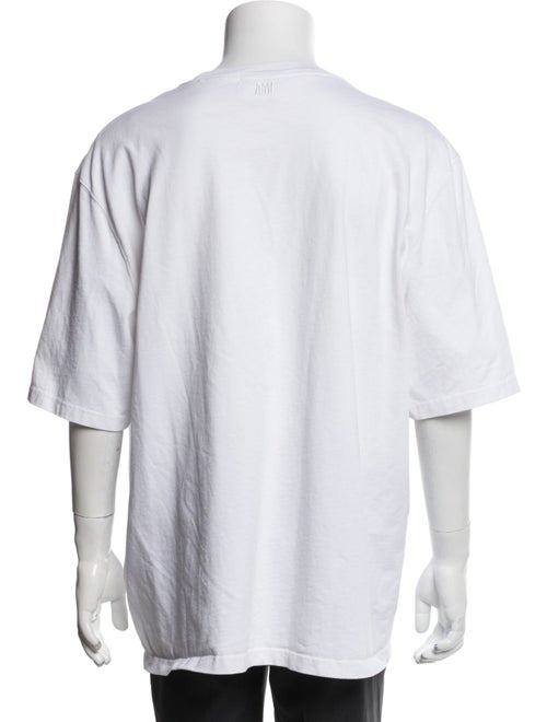 AMI Alexandre Mattiussi Graphic Print Crew Neck T-Shirt