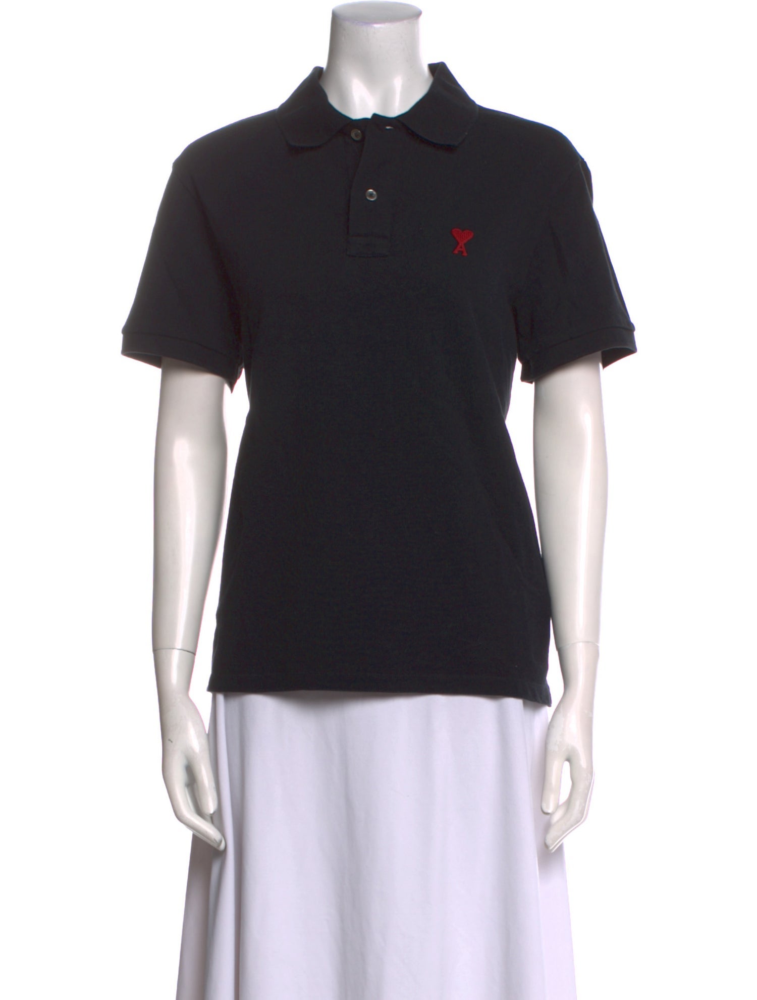 AMI Alexandre Mattiussi Crew Neck Short Sleeve Polo Shirt