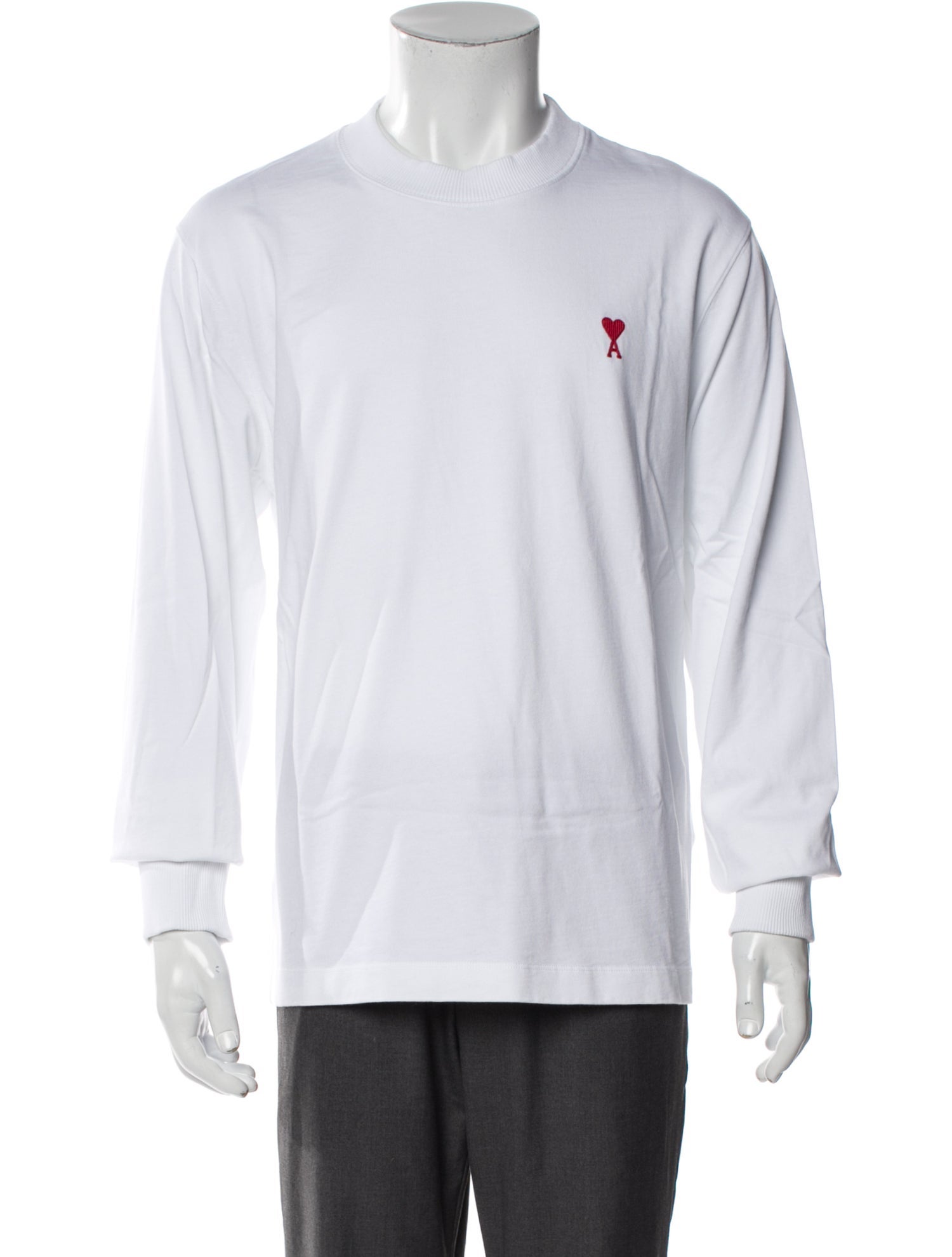 AMI Alexandre Mattiussi Crew Neck Long Sleeve Pullover