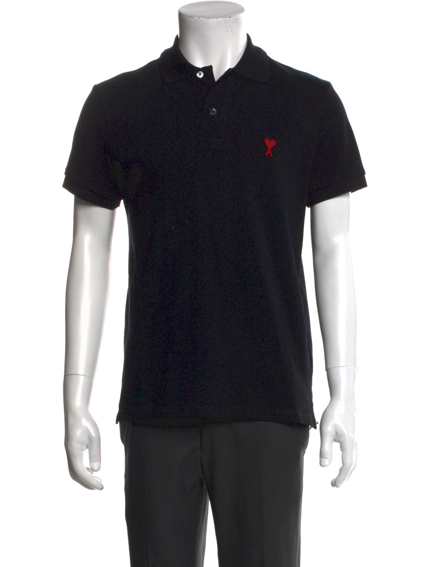 AMI Alexandre Mattiussi Crew Neck Short Sleeve Polo Shirt