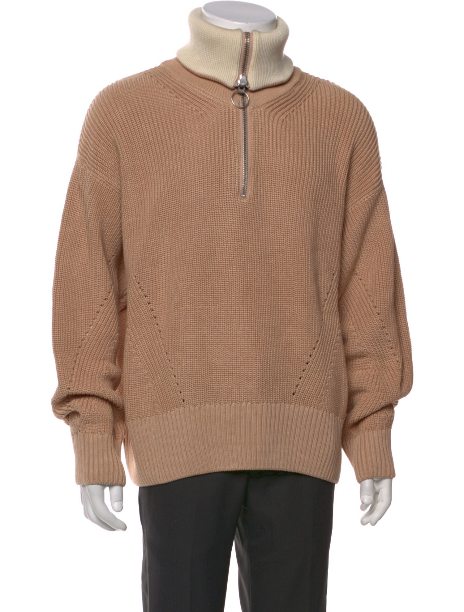 AMI Alexandre Mattiussi Mock Neck Long Sleeve Pullover