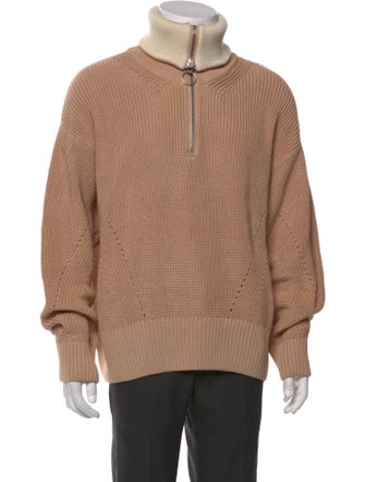 AMI Alexandre Mattiussi Mock Neck Long Sleeve Pullover