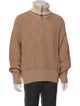 AMI Alexandre Mattiussi Mock Neck Long Sleeve Pullover