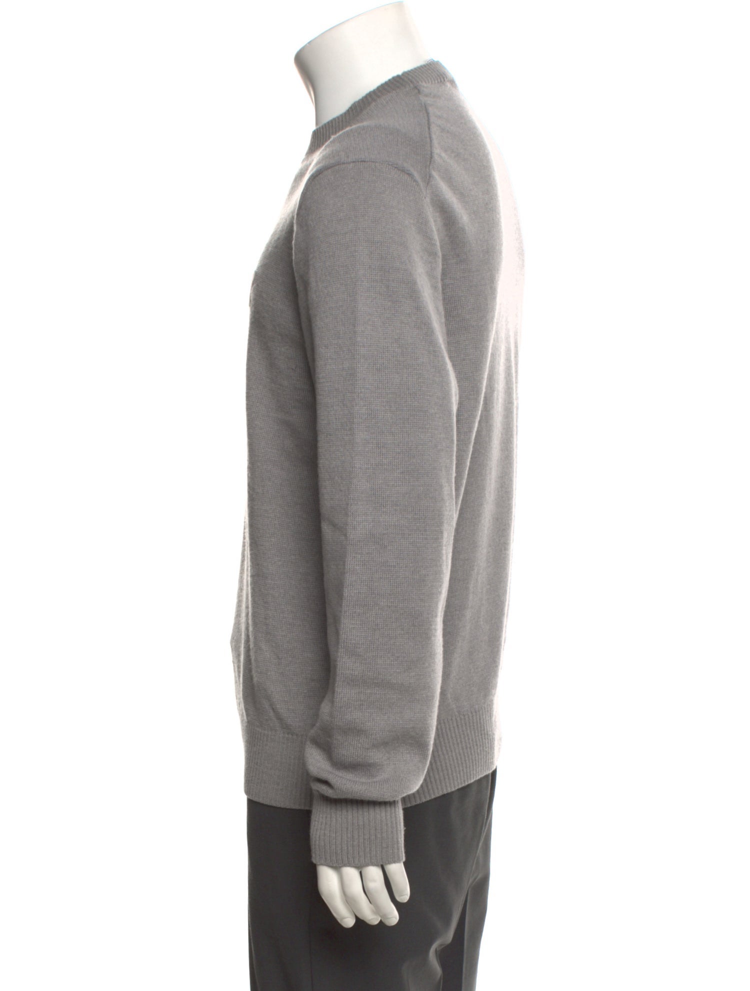 AMI Alexandre Mattiussi Merino Wool Crew Neck Pullover