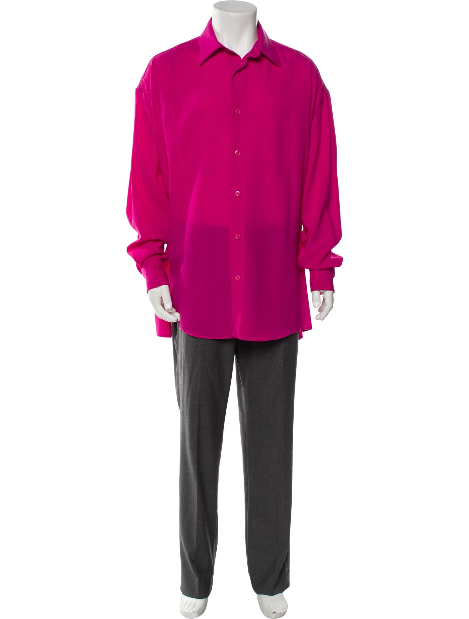 AMI Alexandre Mattiussi Wool Long Sleeve Shirt