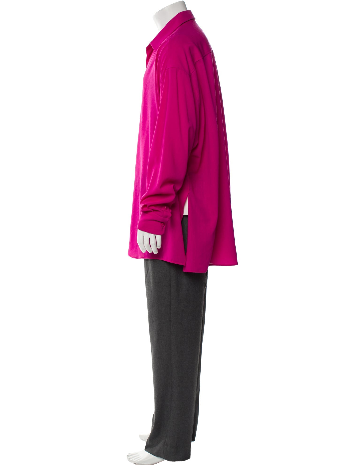 AMI Alexandre Mattiussi Wool Long Sleeve Shirt