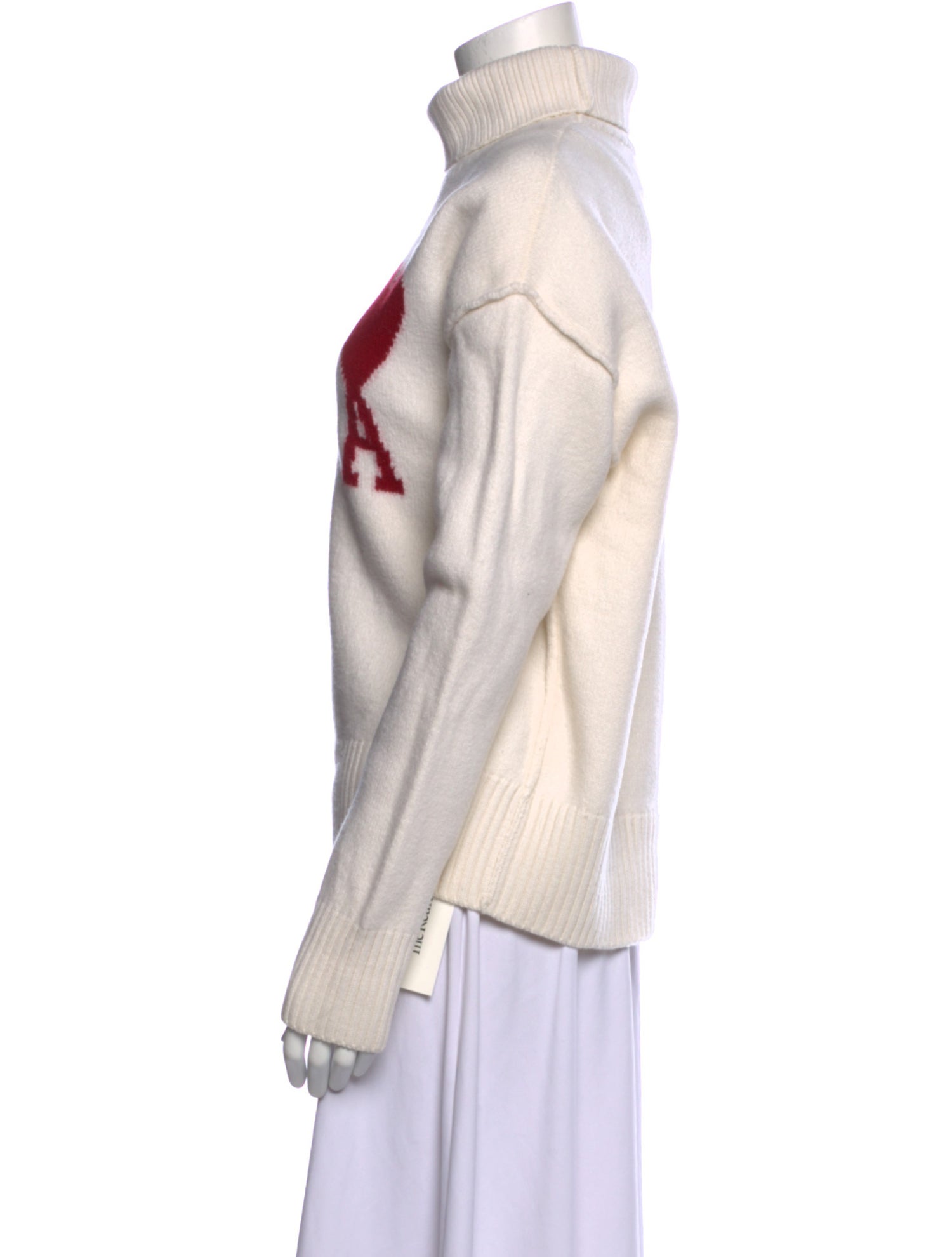 AMI Alexandre Mattiussi Virgin Wool Graphic Print Sweater