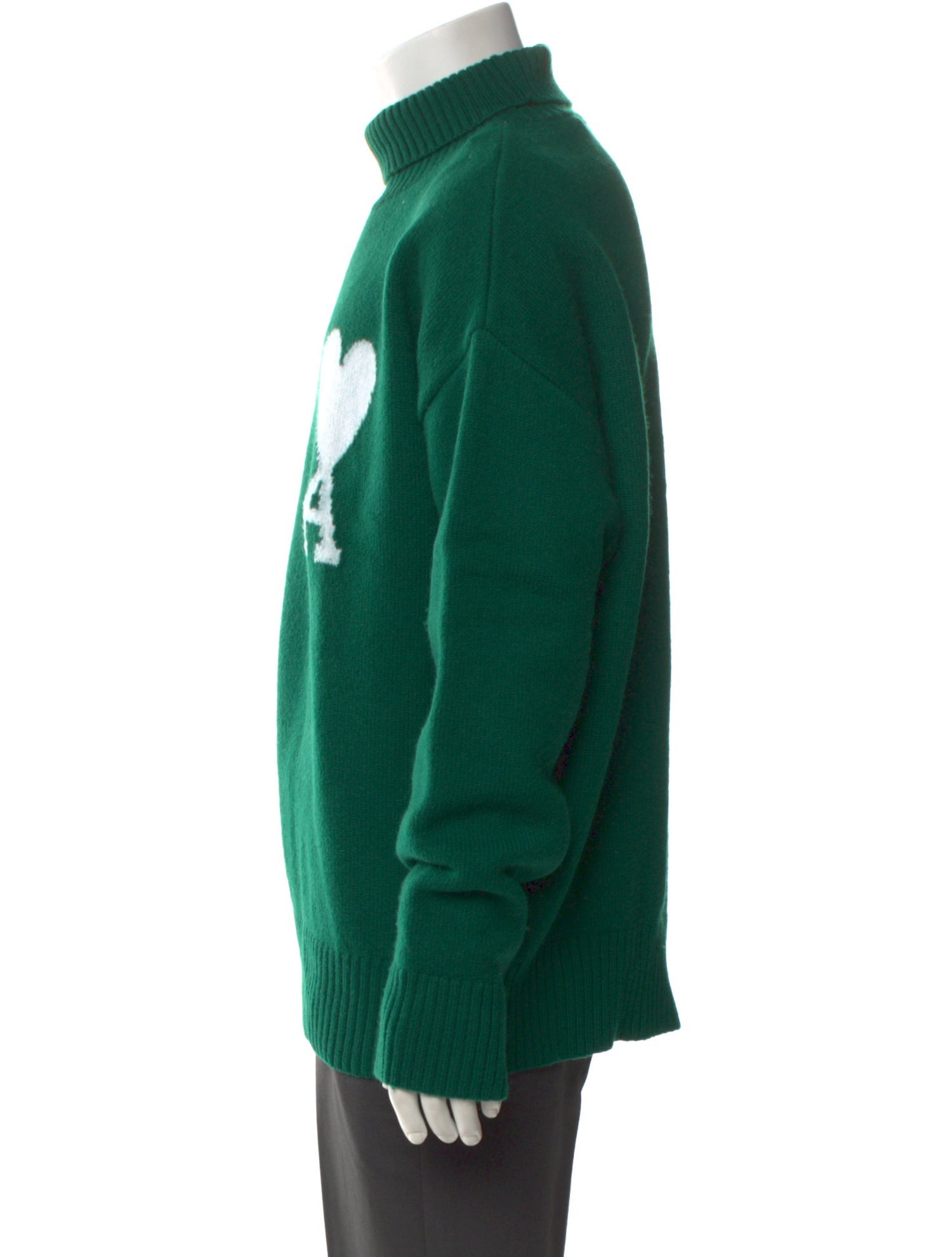 AMI Alexandre Mattiussi Virgin Wool Graphic Print Pullover