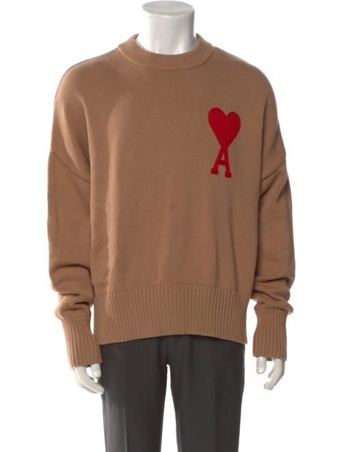 AMI Alexandre Mattiussi Graphic Print Crew Neck Pullover