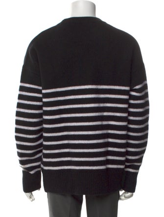 AMI Alexandre Mattiussi Virgin Wool Striped Pullover
