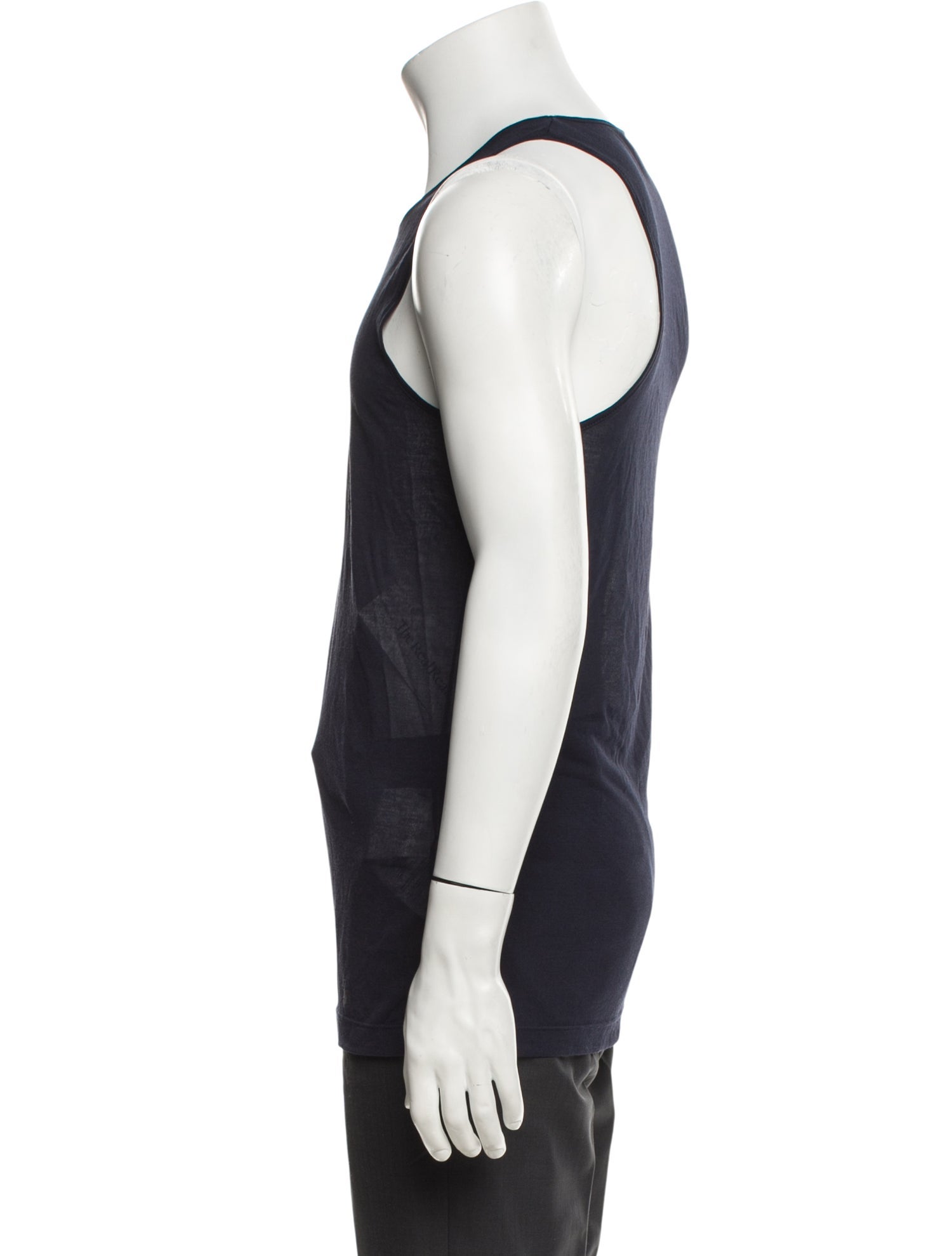 AMI Alexandre Mattiussi Crew Neck Sleeveless T-Shirt