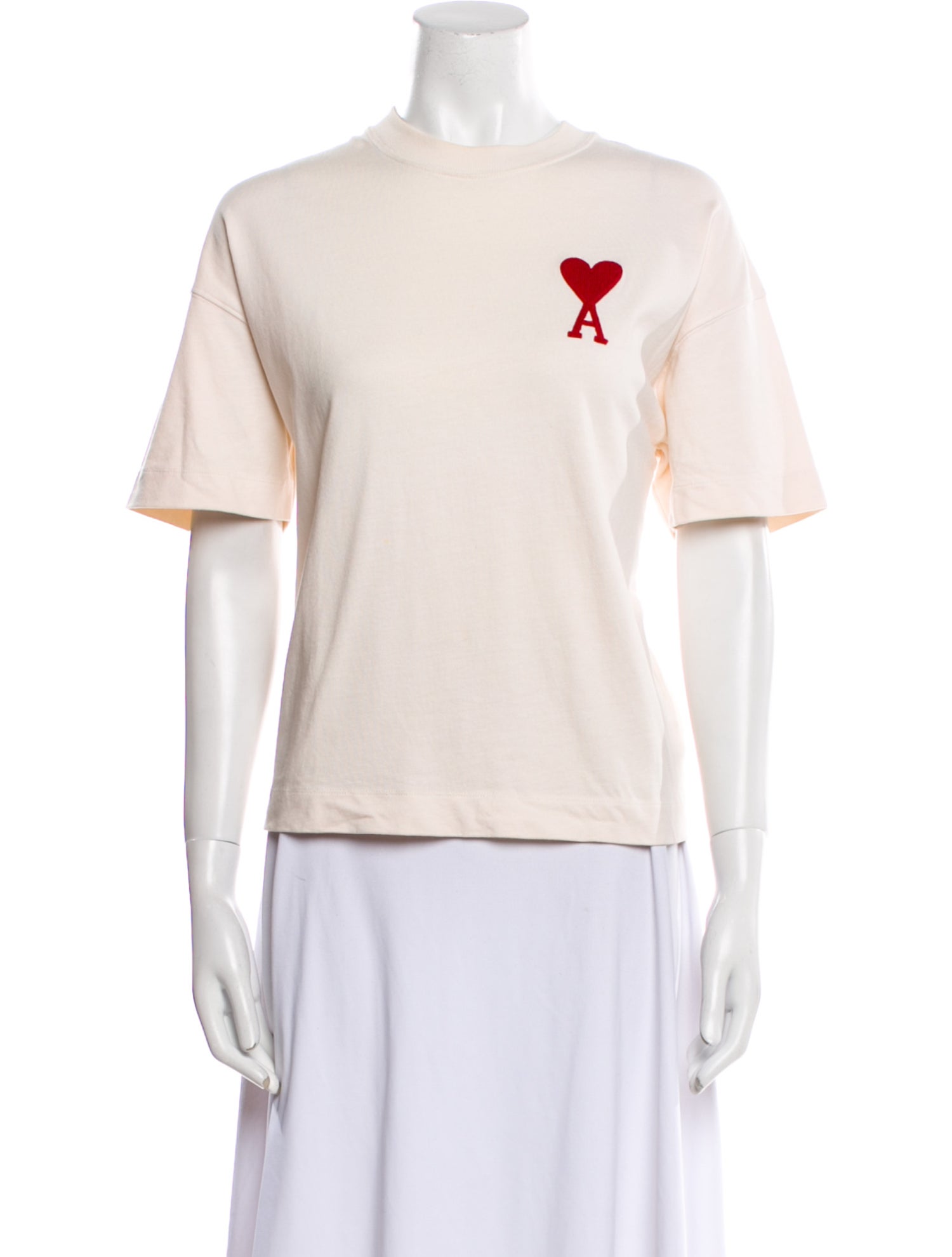 AMI Alexandre Mattiussi Graphic Print Crew Neck T-Shirt