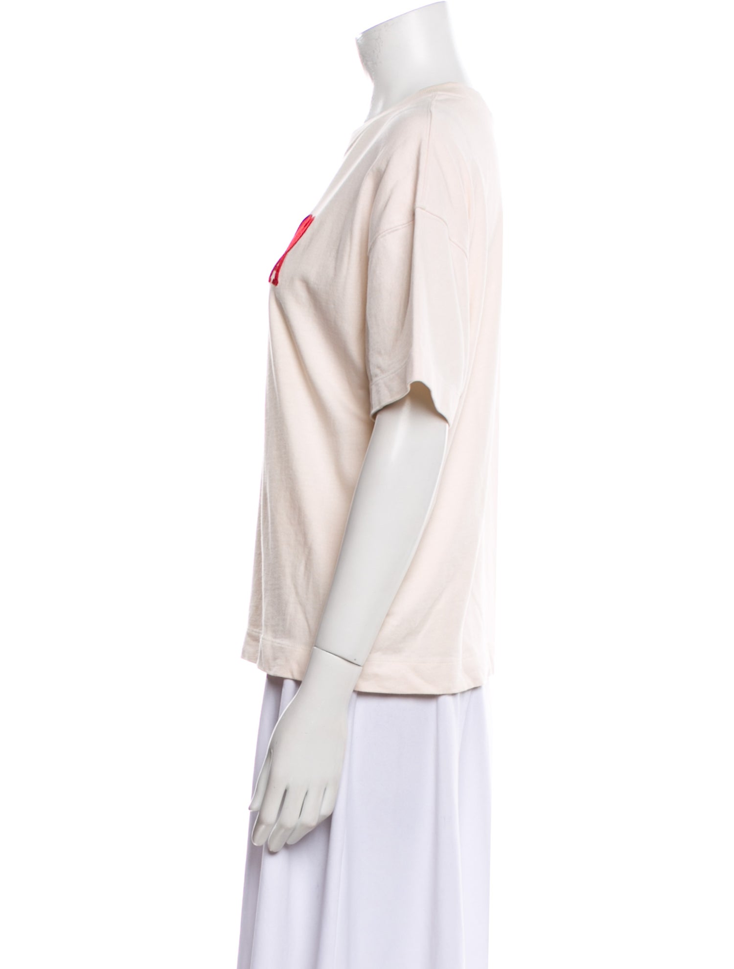 AMI Alexandre Mattiussi Graphic Print Crew Neck T-Shirt