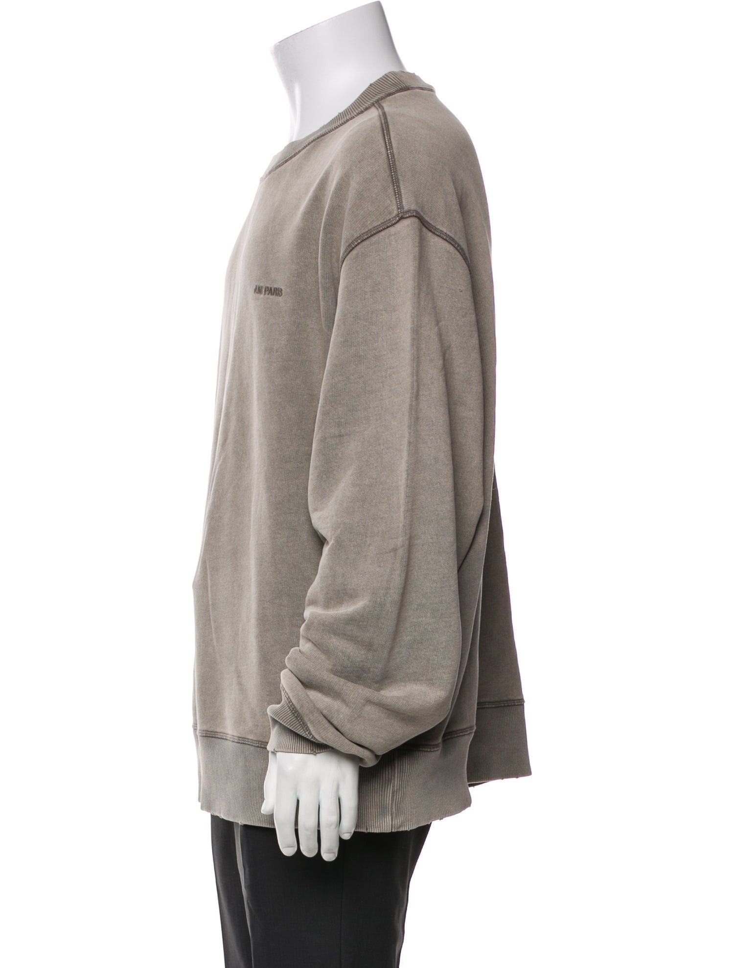 AMI Alexandre Mattiussi Scoop Neck Long Sleeve Sweatshirt