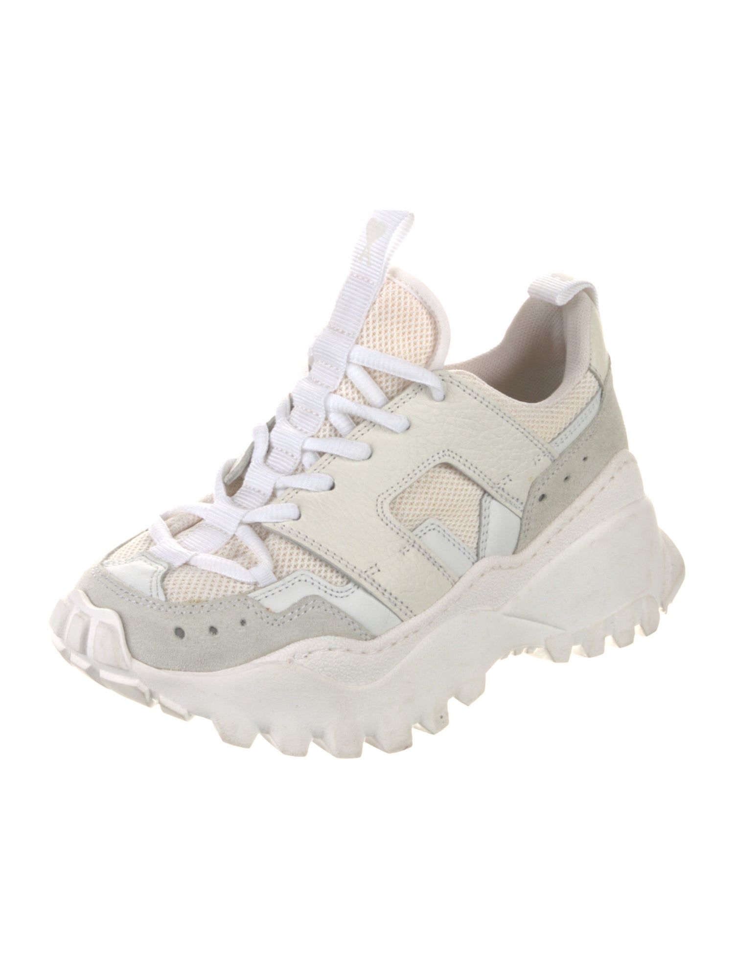 AMI Alexandre Mattiussi Leather Chunky Sneakers