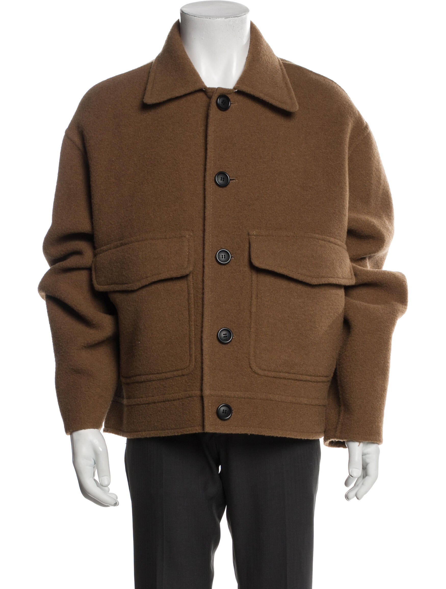 AMI Alexandre Mattiussi Wool Utility Jacket