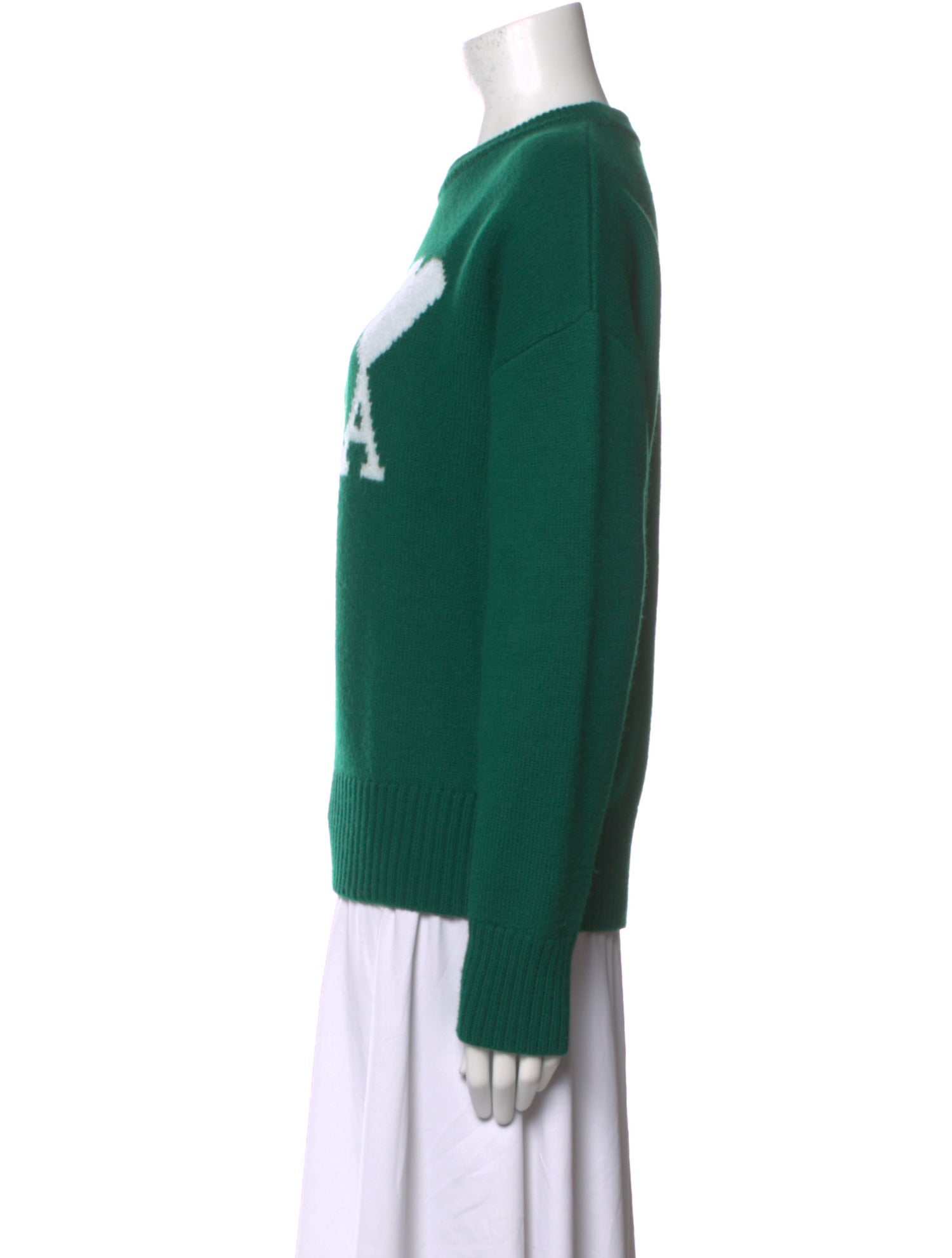 AMI Alexandre Mattiussi Virgin Wool Crew Neck Sweater