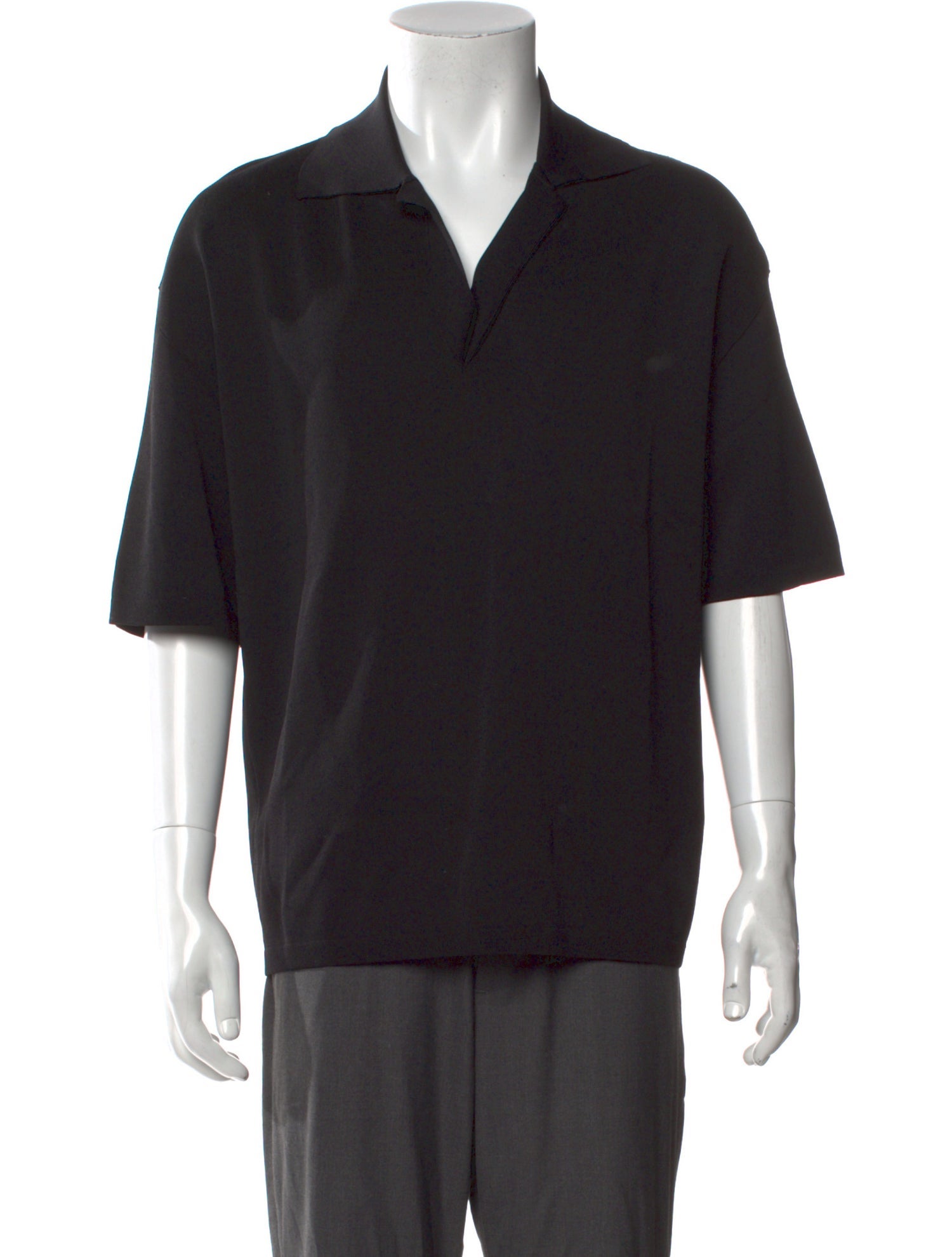 AMI Alexandre Mattiussi Collar Short Sleeve Polo Shirt