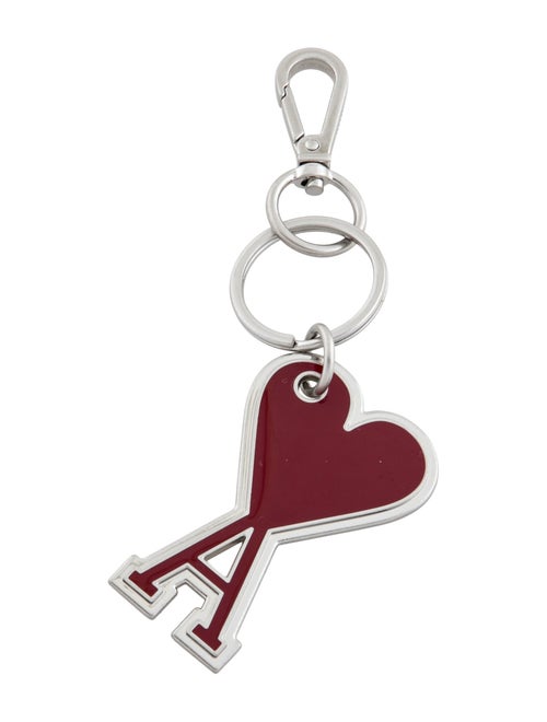 AMI Alexandre Mattiussi Heart Charm Keychain