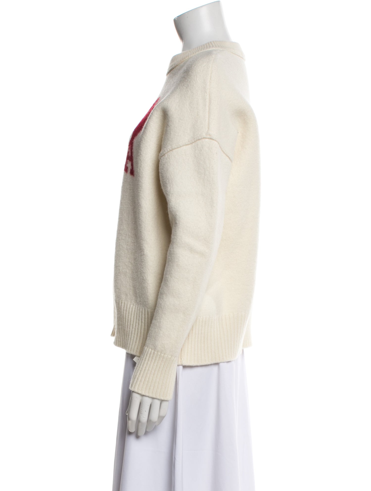 AMI Alexandre Mattiussi Virgin Wool Mock Neck Sweater