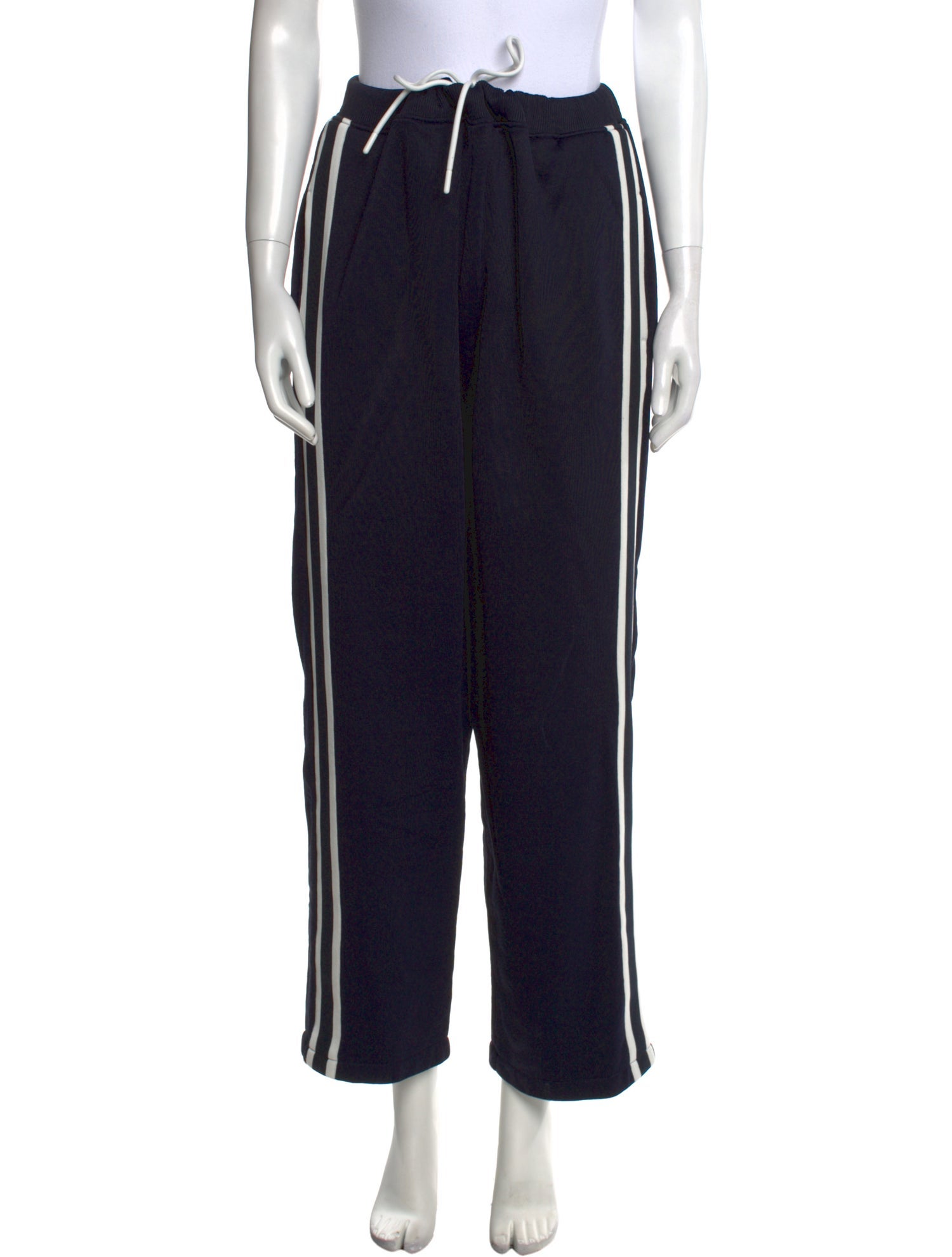 AMI Alexandre Mattiussi Striped Wide Leg Pants