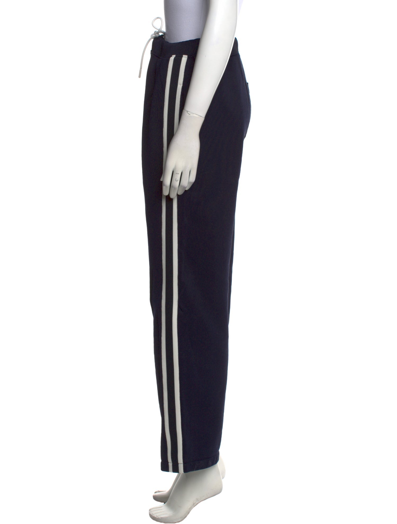 AMI Alexandre Mattiussi Striped Wide Leg Pants