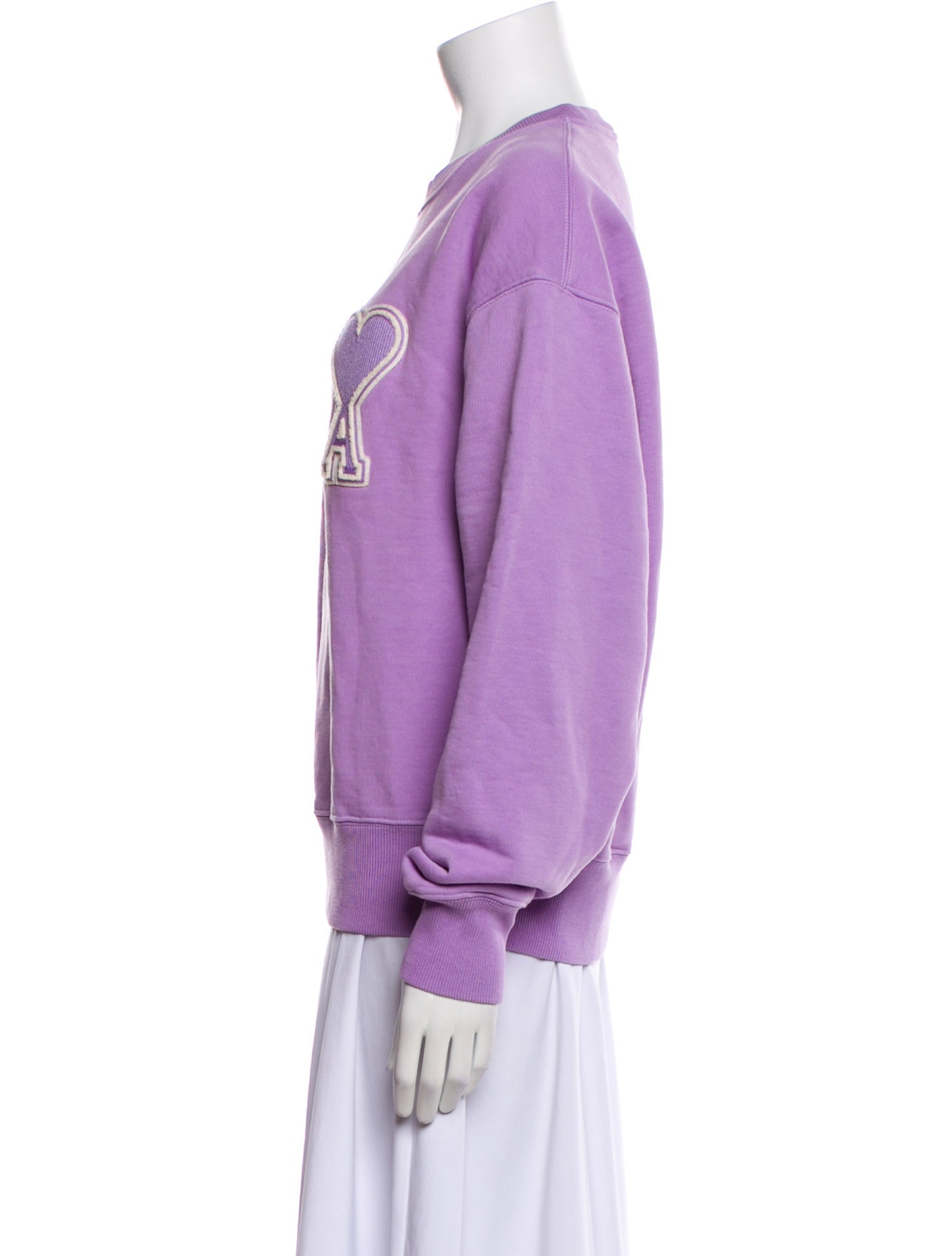 AMI Alexandre Mattiussi Graphic Print Crew Neck Sweatshirt