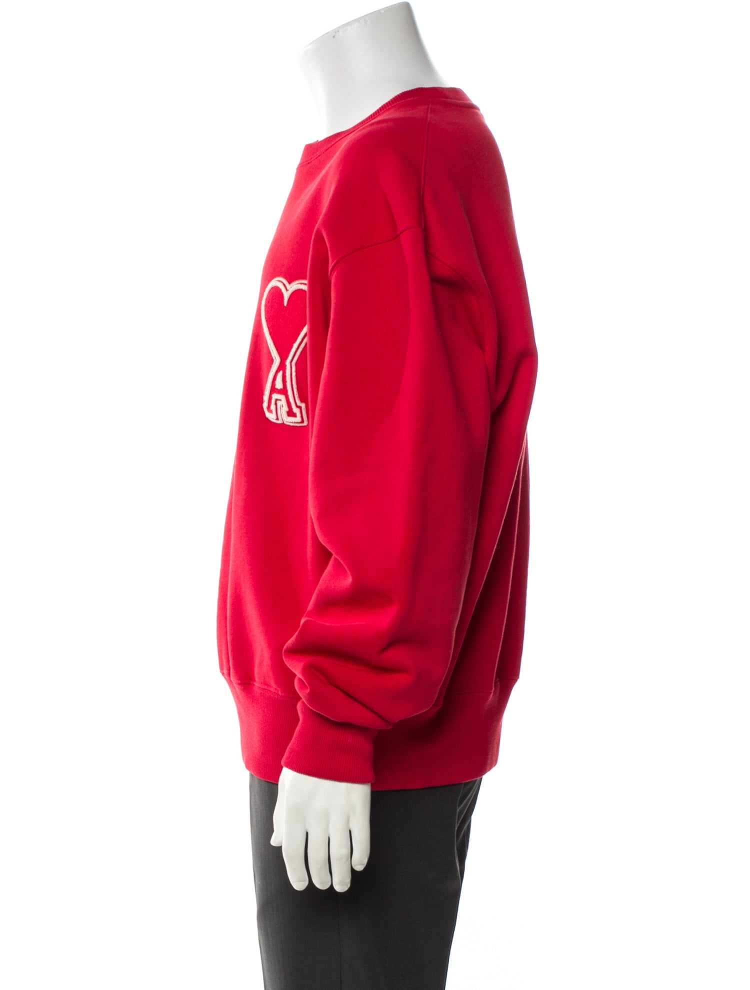 AMI Alexandre Mattiussi Graphic Print Crew Neck Sweatshirt