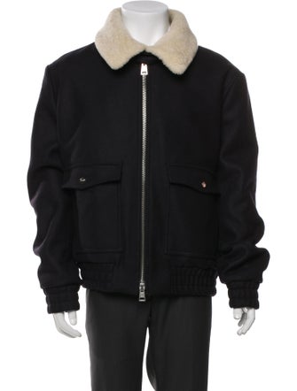 AMI Alexandre Mattiussi Wool Bomber Jacket