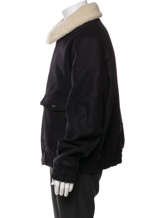 AMI Alexandre Mattiussi Wool Bomber Jacket