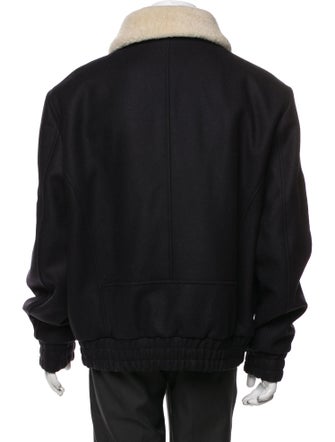 AMI Alexandre Mattiussi Wool Bomber Jacket