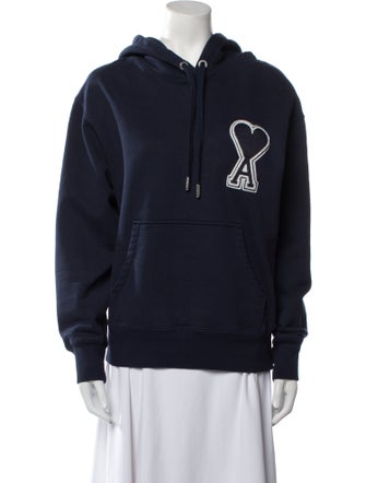 AMI Alexandre Mattiussi Graphic Print Crew Neck Sweatshirt