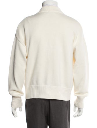 AMI Alexandre Mattiussi Graphic Print V-Neck Cardigan