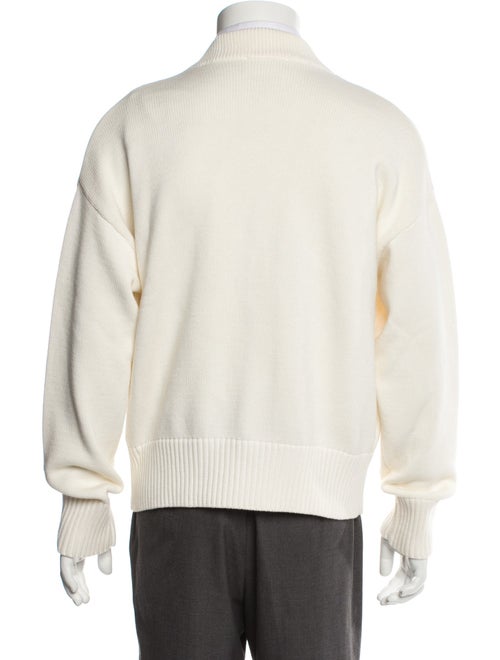 AMI Alexandre Mattiussi Graphic Print V-Neck Cardigan