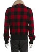 AMI Alexandre Mattiussi Wool Plaid Print Utility Jacket