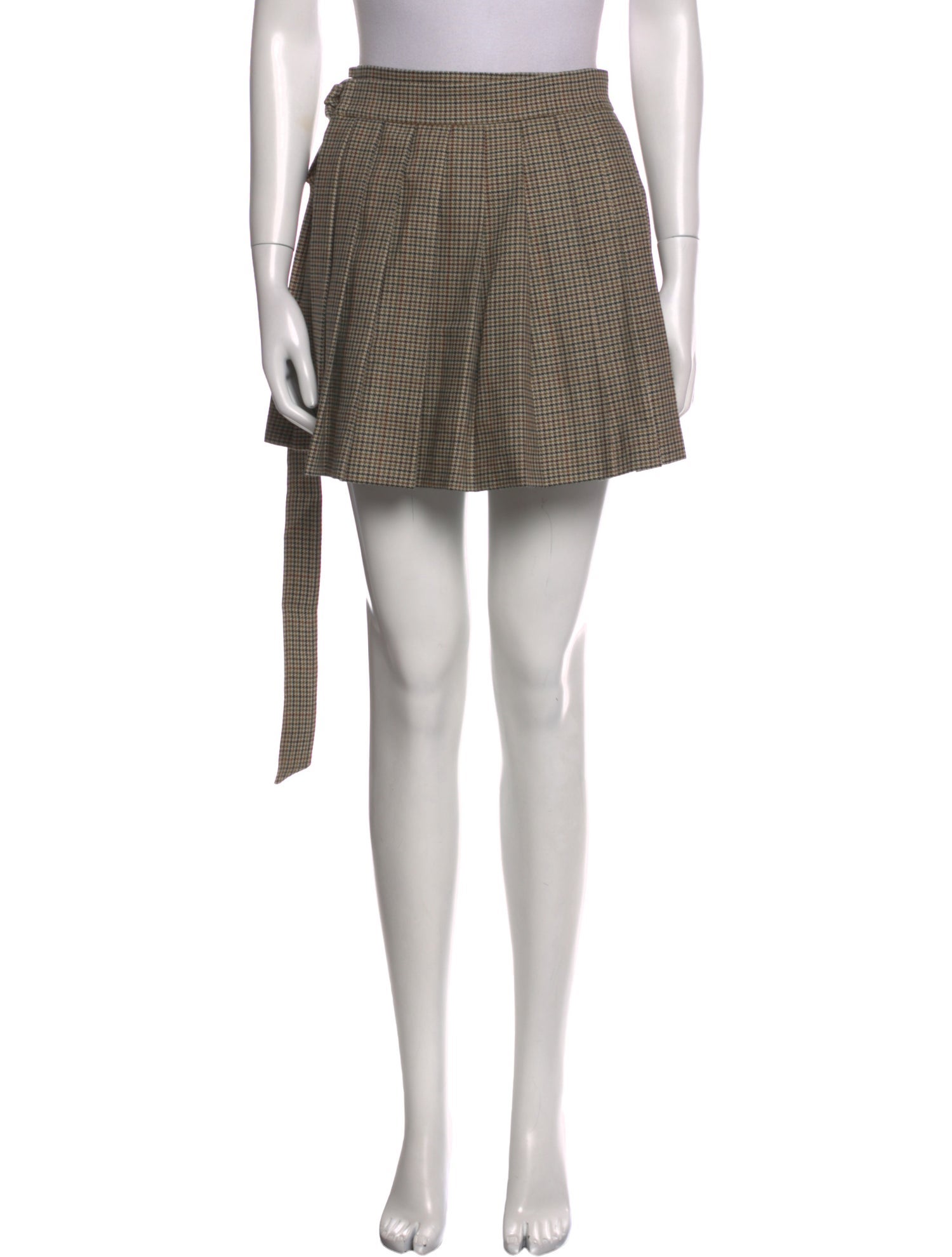 AMI Alexandre Mattiussi Virgin Wool Mini Skirt w/ Tags