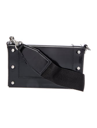 AMI Alexandre Mattiussi Leather Crossbody Bag